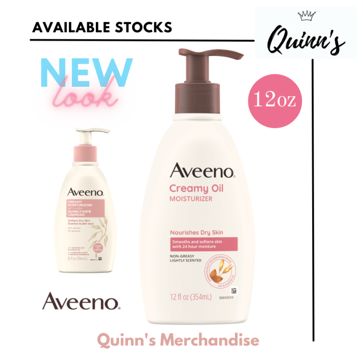 Aveeno Creamy Oil Moisturizer 12oz Lazada PH