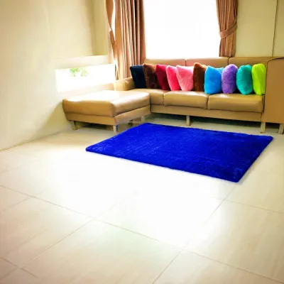 BerkahSaluyu - Karpet lembut ukuran 50x160cm bahan bulu rasfur