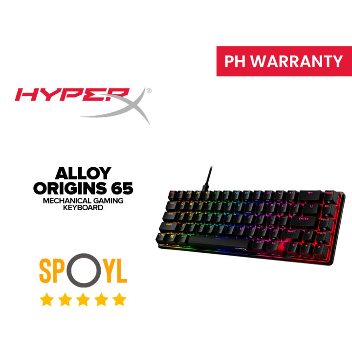 HyperX Alloy Origins 65 Mechanical Gaming Keyboard Spoyl Store Hyperx alloy origins 65 mechanical gaming keyboard spoyl store