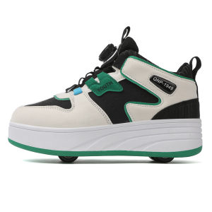 Kasut Heelys Boleh Ditanggalkan Roda Kanak-kanak Baharu Kasut Roller Lelaki Kasut Roller Skates Kasut Heelys Pelajar Perempuan