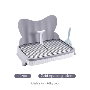 PAPAPET Leak-proof dog toilet with baffle easy to clean