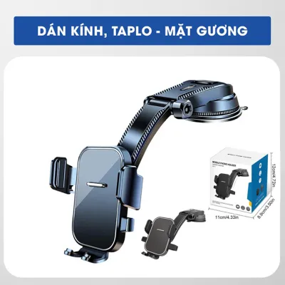 Giá Kẹp điện Thoại A29 Trên Ô Tô Dán Taplo - Kính Chắn Gió Dính Chắc Chắn Kẹp Điện Thoại Xoay 360 Độ Không Che Tầm Nhìn