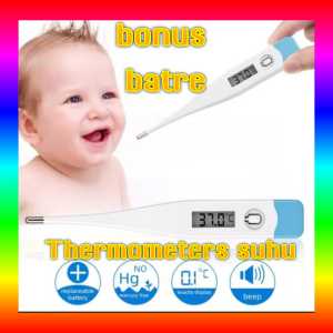 THERMOMETER SUHU BAYI DIGITAL ALAT PENGUKUR SUHU BADAN TUBUH BAYI BABY ANAK UKUR MULUT KETIAK