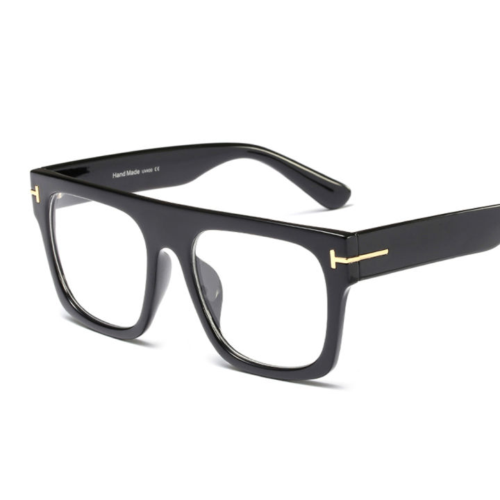 Big Square Eyeglasses For Women Optical Trending Accessories Black