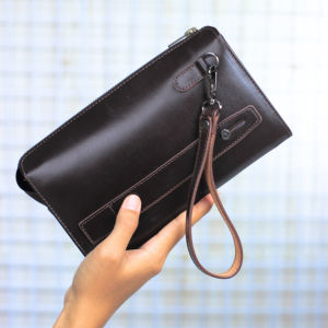 Handbag Kulit Pria Wanita Clutch Kulit Pria Wanita Dompet Tangan Pria Wanita LATO Elegan Terbaru Dari Kulit Sapi Premium