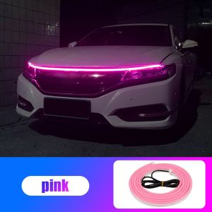 Lampu LED DRL Kap Mesin Mobil Variasi Welcome Light Car 12V Panjang180cm 2 Mode Waterproof AA