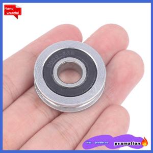 Fkend 10x30x8mm U-groove Bearing Pulley With Grooved Non-Standard Concave Wheel Guide Wheel For 5mm Diameter Wire Pope Track