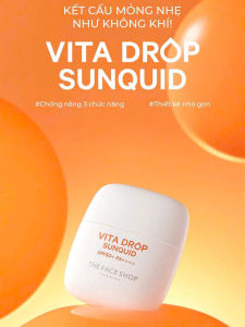 Serum chống nắng mỏng nhẹ Vita Drop Sunquid SPF50+ PA++++ The Face Shop (50ml)