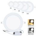 JACKSUN Pinlight Led Ceiling Recessed Led Pin Lights Led For Ceiling Light Panel Lights Round & Square Downlight led 3W 6W 9W 12W 18W Recessed Square Downlight Daylight Warm White Led Driver. 