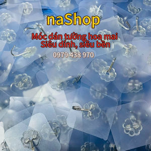 NaShop - Combo 100 cái Móc dán tường siêu dính siêu chịu tải siêu bền siêu rẻ siêu tiện lợi móc dán kính móc treo nhà tắm chịu nước
