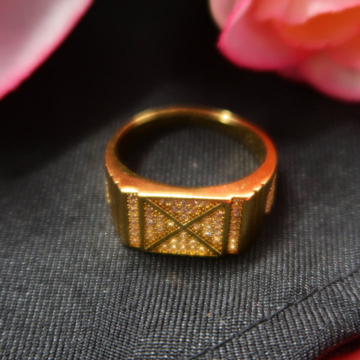 Elegant AD Adjustable Finger Ring - South India Jewels