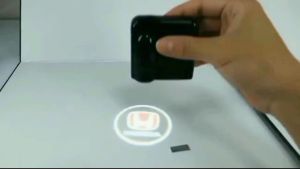 2pcs Lampu Logo Pintu Mobil Laser Led Projektor Wireless Otomatis Car Welcome Door isi 1set