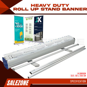 SaleZone - Heavy Duty Roll-Up Stand for Banners - 80x200cm