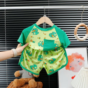 [9-17kg] Bộ thun lạnh loại 1 tay ngắn mặc hè cho bé