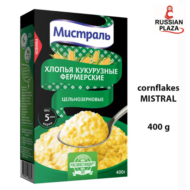 Хлопья Мистраль кукурузные Фермерские, 400 г / Mistral Farm corn flakes ...
