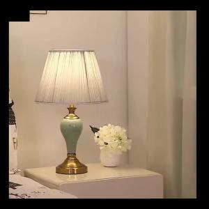 Bedroom Bedside Table Lamps Bedside Lamp American Table Lamp Night Lamp American Ceramic Creative Wedding Room 4dian American Table Lamp Night Lamp