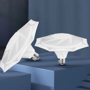 JERUSAL 40W 60W 80W 100W Ceiling Lamp Round E27 LED Bulb Indoor Lighting Cool White Indoor Lighting Bulbs Home