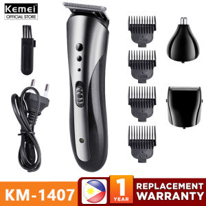 Kemei KM-1407 Multifunction Hair Clipper Professional Hair Trimmer Electric Beard Trimmer Hair Cutting Machine Cutter