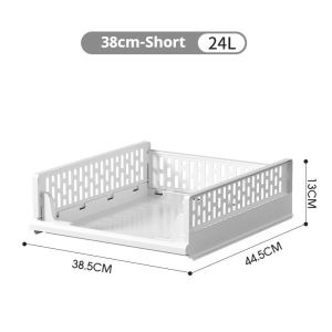 Detachable Wardrobe Organizer Stackable Drawer Storage Basket Wardrobe Layered Storage Rack