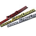 สติกเกอร์ติดฝากระโปรงหน้าสำหรับตัวนูนติดฝากระโปรงท้าย Toyota Land Cruiser สติกเกอร์ติดขอบรถยนต์ดัดแปลงได้ Logo Huruf. 