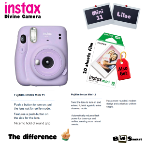 Fujifilm INSTAX Mini 11 & 12 Instant Camera