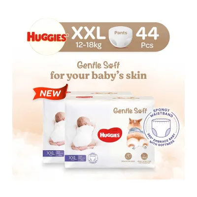 Huggies Gentle Soft Diaper Pants XXL Case 22s x 2