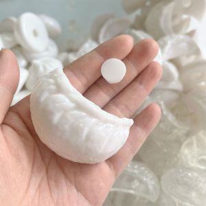 GENENIC With Plug DIY Steamed Bun Blank Craft Sensory Fidgets Dumpling Squishy Creative Soft TPR DIY Empty Ball Skin Handmade