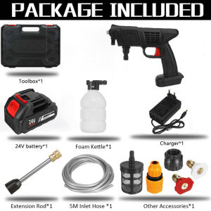 Wireless Car Washer Portable High Pressure Cleaning Water Gun Garden Sprayer High Pressure Water Pump power wash spray