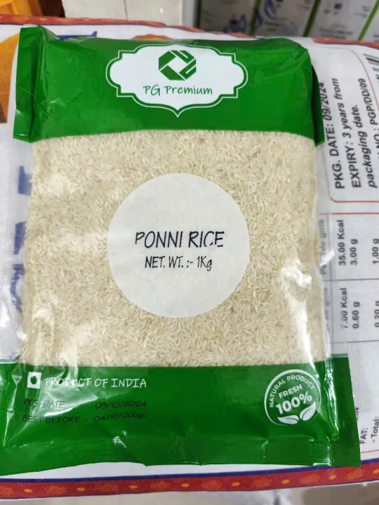 Gạo Ponni Ấn Độ Ngăn Ngừa Tiểu Đường Túi 5kg