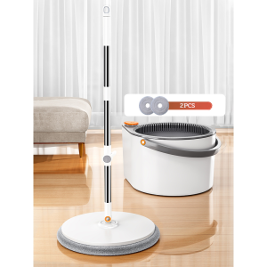 Joybos Rotating Mop for Home  Double Drive Wringing Floor Mop  Automatic Water Squeezing  No Hand Washing