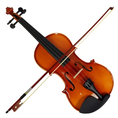 Biola Full Solid Wood (Ukuran 3/4) Original Hardcase Bow Rosin
