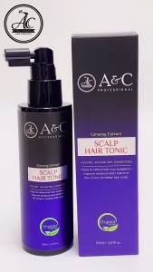A&C Professional Salon Scalp Hair Tonic Organic Series 150ml 发廊专业生发水头皮护理 减少&预防掉发 Kulit Rambut Spray Tonik Rambut Gugur