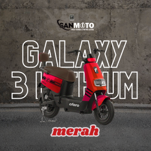 SEPEDA LISTRIK OFERO GALAXY 3 LITHIUM GARANSI RESMI