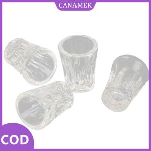 CANAMEK✨ 4 món bộ Phụ kiện nhà búp bê thu nhỏ Tách nhựa trong suốt mô phỏng kiểu mẫu