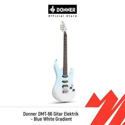 Donner DMT-66 Gitar Elektrik - Blue White Gradient