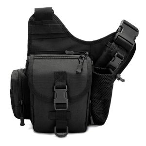 Ready Stock!! LEEFO Tactical Camouflage Army Men Shoulder Bag Chest Bag Multi-Compartments Durable & Thick Polyester