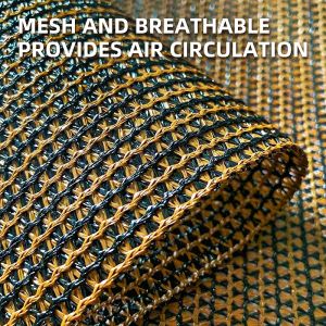 Net Shade Easy to Install Oversized Awning Greenhouse Heavy Duty Netting Mesh for Chicken Coop Lawn Backyard Beach Outdoor