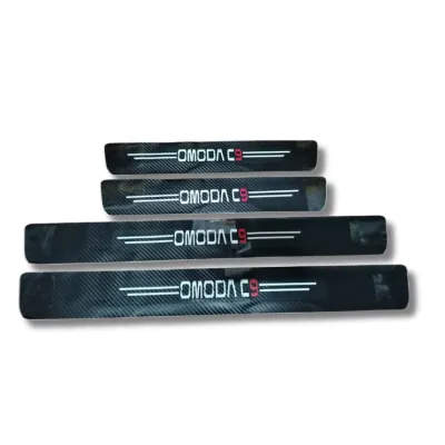 PERODUA TOYOTA HONDA PROTON JAECOO Luminous Car Door Sill Protector Plate Rear Trunk Bumper Threshold Stickers
