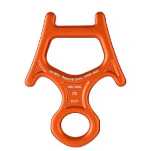 Rock Climbing Carabine 8 Shape Riggings Descender Aluminum Figures Belays Device for Professional Climbers