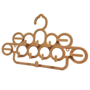 Wall Hanger 12Holes Plastic Door Hook Door Hanging Clothes Clothes Tie Belt Shawl Scarf Hanger UMISKY