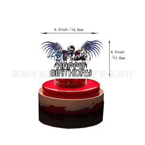 clu Murder Drones Themed Decoration Celebrate birthday Party Banner Balloon Caketopper Scene Arrangement Supplies ulc
