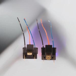 🔥🔥🔥fenglin 2 4PCS Car Headlight Fog Lamp Male Adapter Socket Wiring Harness H4 Bulb Socket Male Adapter Connector