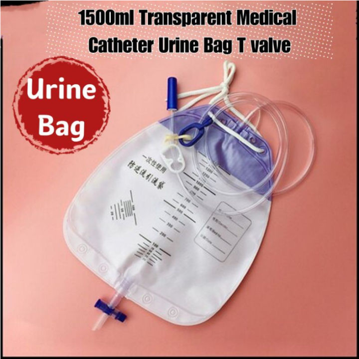 Reusable portable anti-reflux urine collection bag peritoneal drainage ...