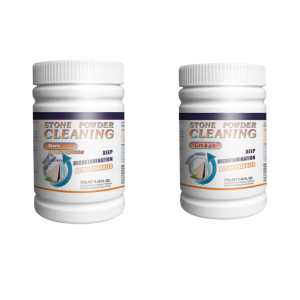 Stone Cleaner Powder Heavy Duty Stain Remover Granite Marble Cleaner Powerful Stain Removal Stone Cleaning Powderpowerful Stain Remover Tile Marble Stain Remover Cleaner No Need Wash Not Harm Material Cleaning Agents