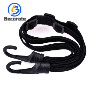 60cm-90cm Luggage Car Rope Modified Rope Helmet Rope Self-Electric Motorcycle Internet Travel Strap Rope Motorcycle Strength Retractable Helmet Luggage Fix Elastic Rope Strap 2 Hooks