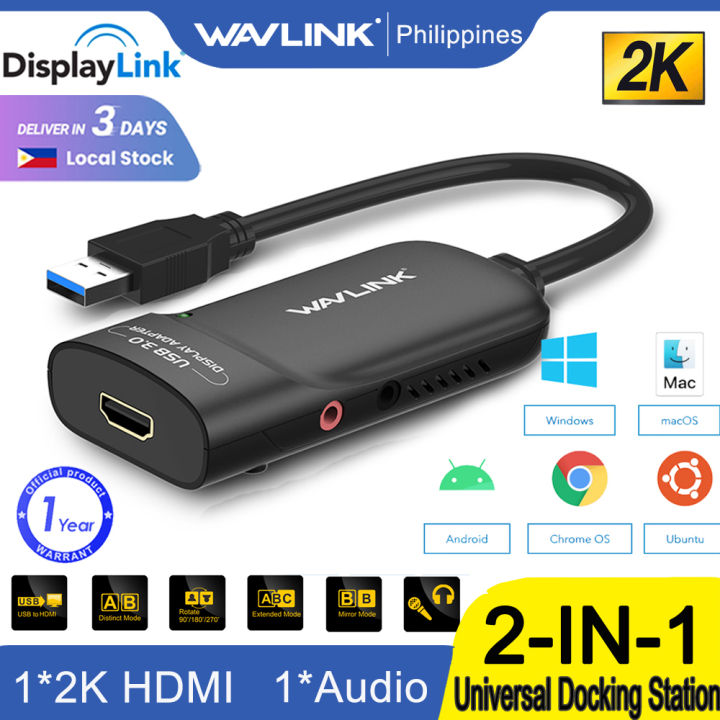 WAVLINK USB to HDMI Universal Video Adapter Displaylink Chips