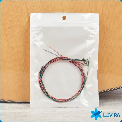 LoviRa 6Pcs/Set Acoustic Guitar String Set for Bass Ukulele Classical Guitar