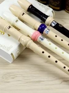 Flute with 6 holes and 8 holes exquisite and beautiful German high pitched flute for students high-end six hole and 8 hole instrument plain flute
