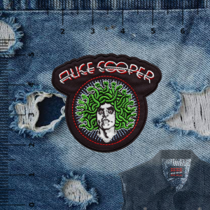 ALICE COOPER -inspired Printed Iron-On DIY Patches for Jacket Decoration. Features 2026 patches with band logos and album art. Suitable for customizing denim jackets. Ideal for rock music enthusiasts.