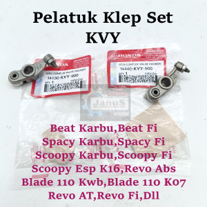 Pelatuk Klep Set KVY Honda Beat Karbu Spacy Karbu Scoopy Karbu Platuk rocker arm piano